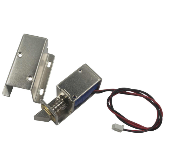 DC12V 24V 0.8A 9.6W 19.2W High Security Adjustable Direction Solenoid Electronic Cabinet Lock Facing Right