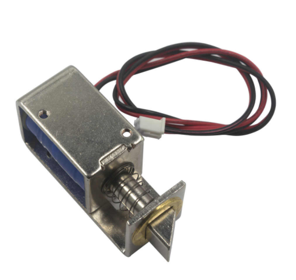 DC12V 24V 0.8A 9.6W 19.2W High Security Adjustable Direction Solenoid Electronic Cabinet Lock Facing Right