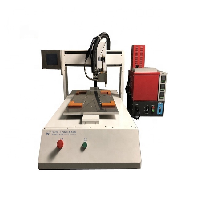 Desktop Hot Melt Glue Dispenser Machine For Electronic Components,Automatic Robot Glue Dispenser