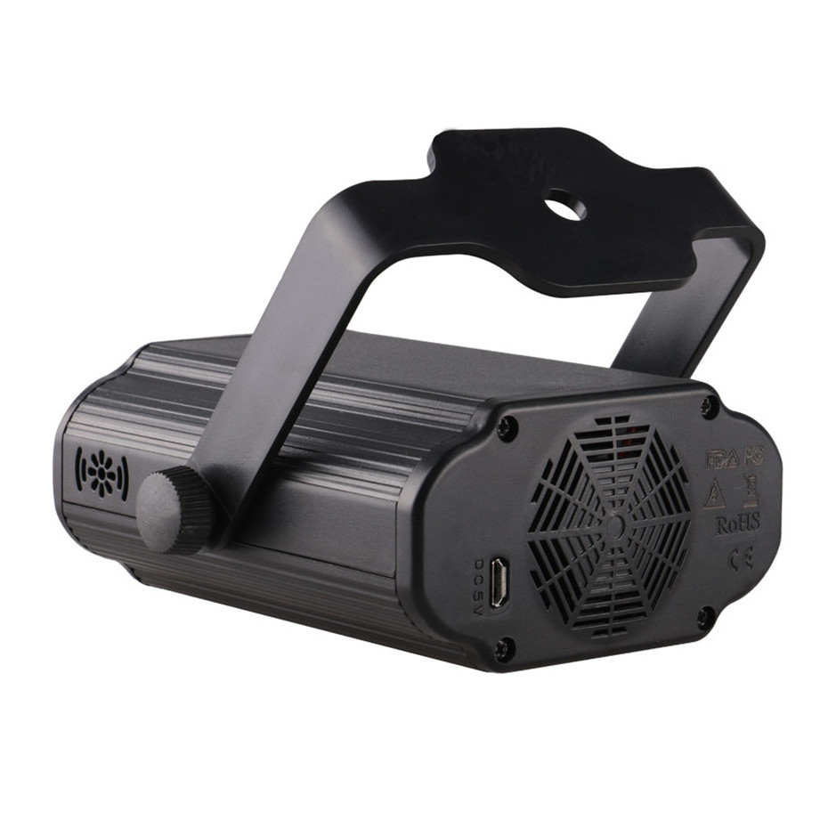 Cheap Black USB Powered Mini Club Dj Lazer Light