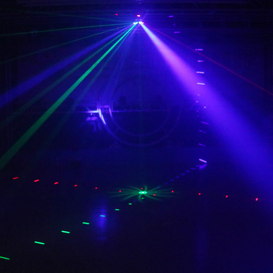 500mw 360 Rotate Laser War Moving Head  Beam Light