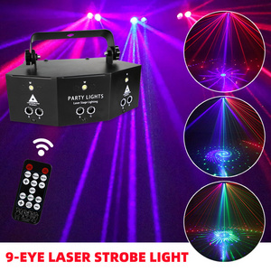 (Drop shipping )  Laser Beam   ,  white Strobe Lights ,  Laser Patterns  Projector  ,3 in 1 RGB Disco DJ Party Laser Lights