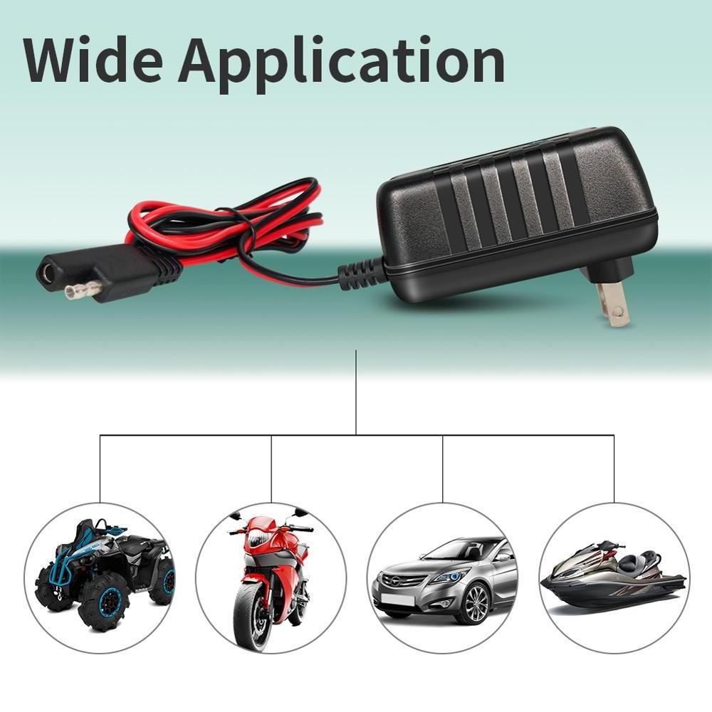 Hot sale 6V 12V 1500mA Automatic Smart Motorcycle Battery Charger Maintainer for Car RV ATV Boat