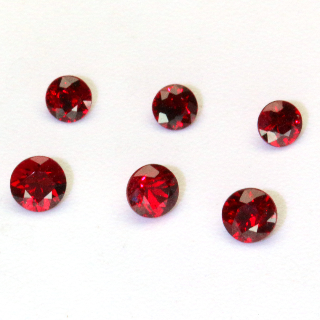 Wholesale Tanzania High Quality Ruby Stone Natural Loose Gemstone Round Cut 450mm For Jewelry Natural Ruby