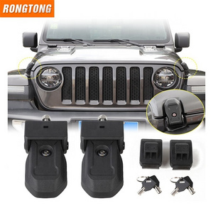 Hood Latch Cover Hood Lock Catch For Jeep Wrangler JL 18+