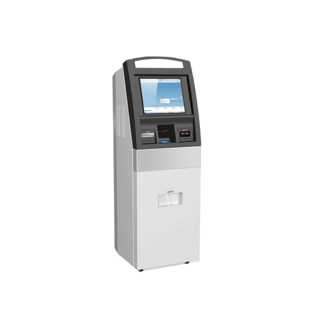 Automatic parking self payment machine for license plate recognition with barcode scanner