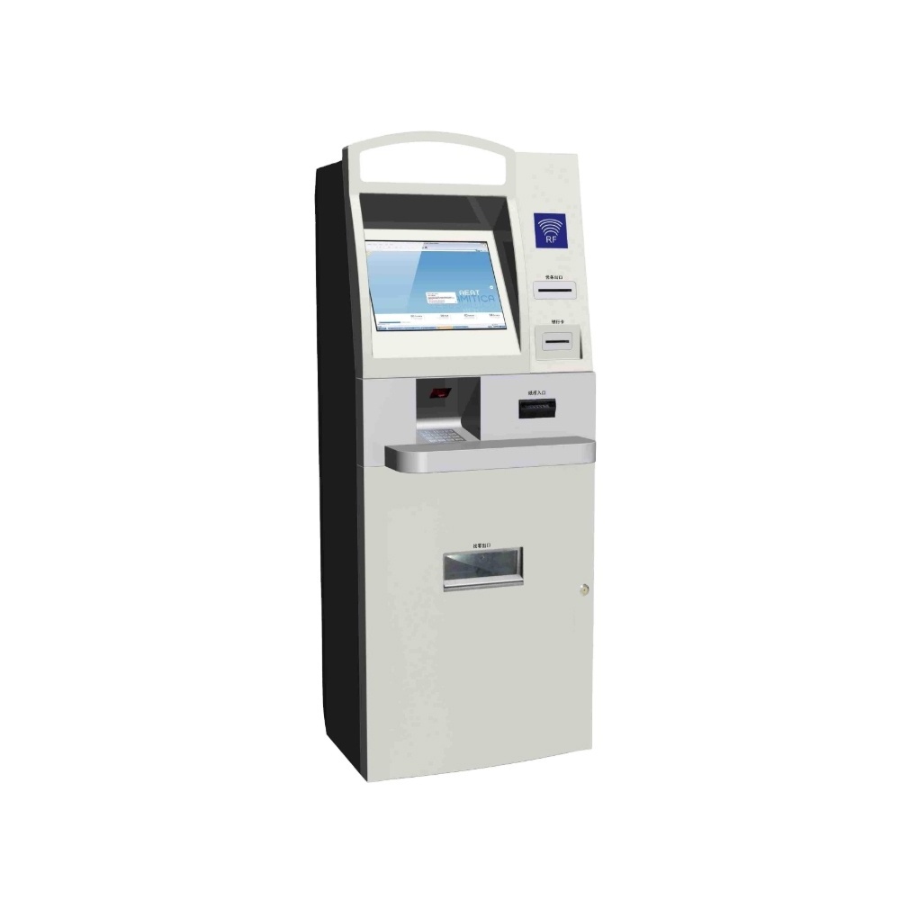 Automatic parking self payment machine for license plate recognition with barcode scanner