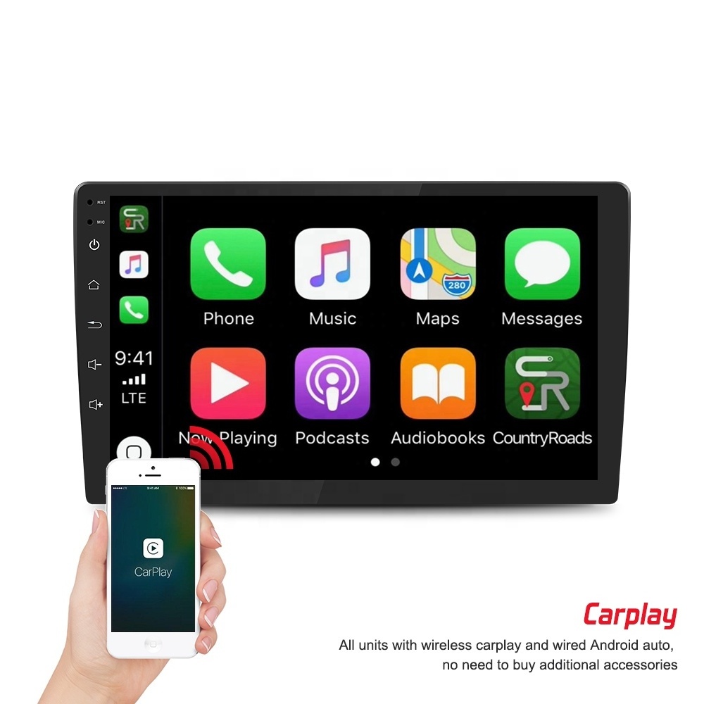 Wholesale Android Car multimedia player with 4+64GB memory wireless carplay 9inch 10inch universal car video