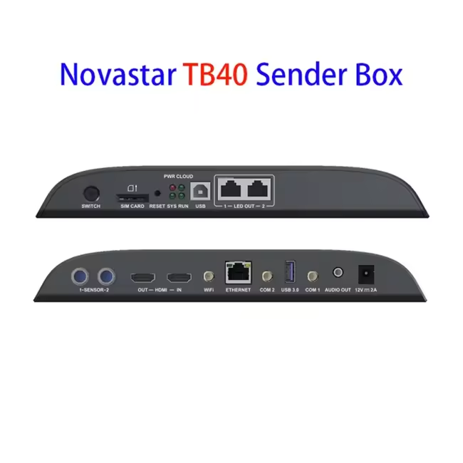 NovaStar Taurus Series LED Display Sender Box TB1 TB2 TB30 TB40 TB50 TB60 Multimedia Player Wifi 4G Contron LED Display Screen