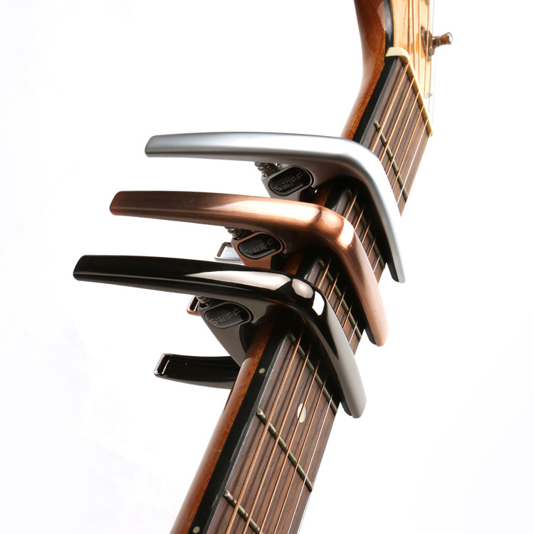 Wholesale custom color multifunction guitar capo for 12 string guitar/ukulele/ banjo/mandolin