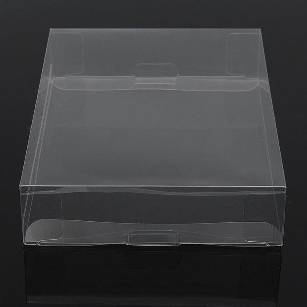 High Quality Transparent Display Case for Super Nintendo Entertainment System/SNES/N64 Game Cartridges Protective Case