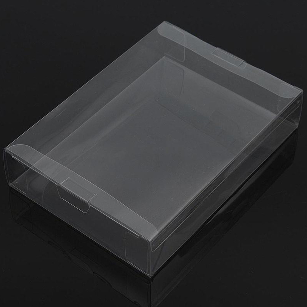 High Quality Transparent Display Case for Super Nintendo Entertainment System/SNES/N64 Game Cartridges Protective Case