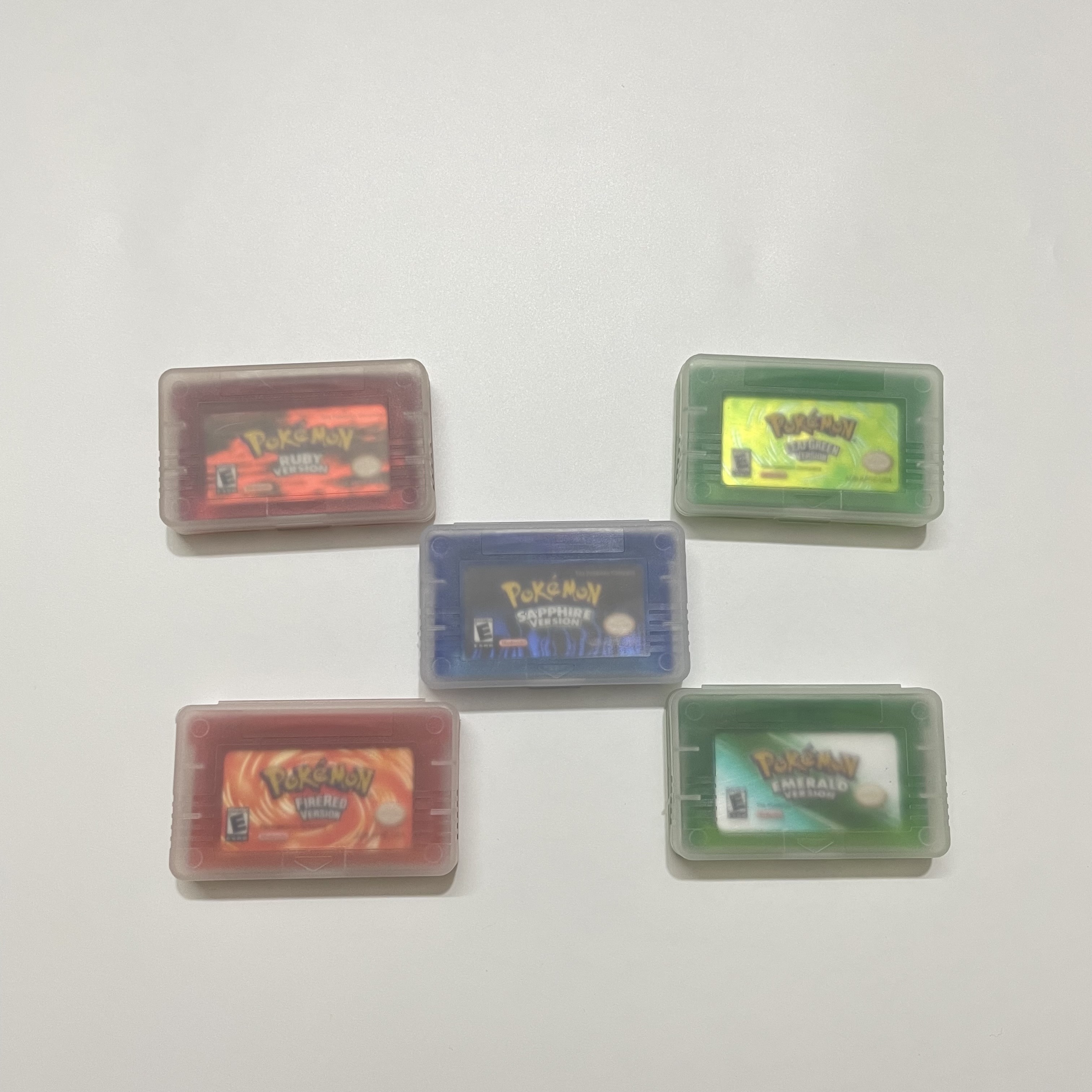 For GameBoy Series GBA NDSL NDS GBM GBA SP Video Game Cartridge EMERALD FIRERED RUBY SAPPHIRE LEAFGREEN 32-bit Game Card