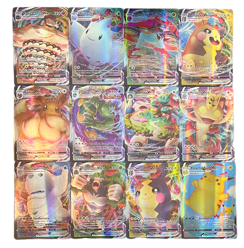 Italian Pokemon TCG Cards Ultra Rare Included - GX Vmax + HOLOS Pokemon Trading Card Game New Release!