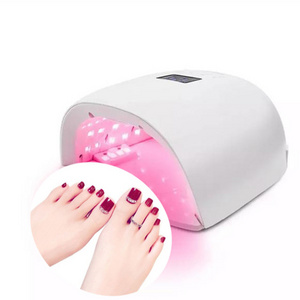 All Salons find Cordless Rechargeable Nail Lamp Curing LED Gel Nail Polish 86W LED Nail Lamp Dryer machine for feet