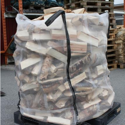 Wholesale UV Treated Breathable Firewood Bags On Sale 1 Ton 1.5 Ton Vented Bulk Bag Custom Firewood Bag Produce