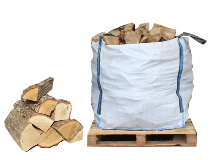 Wholesale UV Treated Breathable Firewood Bags On Sale 1 Ton 1.5 Ton Vented Bulk Bag Custom Firewood Bag Produce