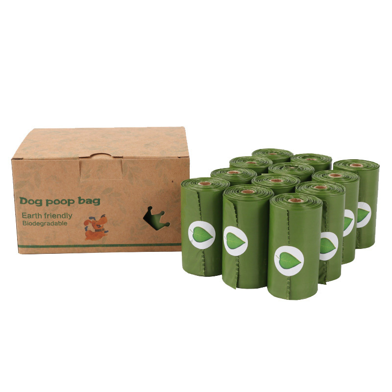 Extra Thick Strong Leak Proof Dog Waste Bags Disposable Bulk Universal Doggy Roll Bags For Puppy Outdoor Walking Travel