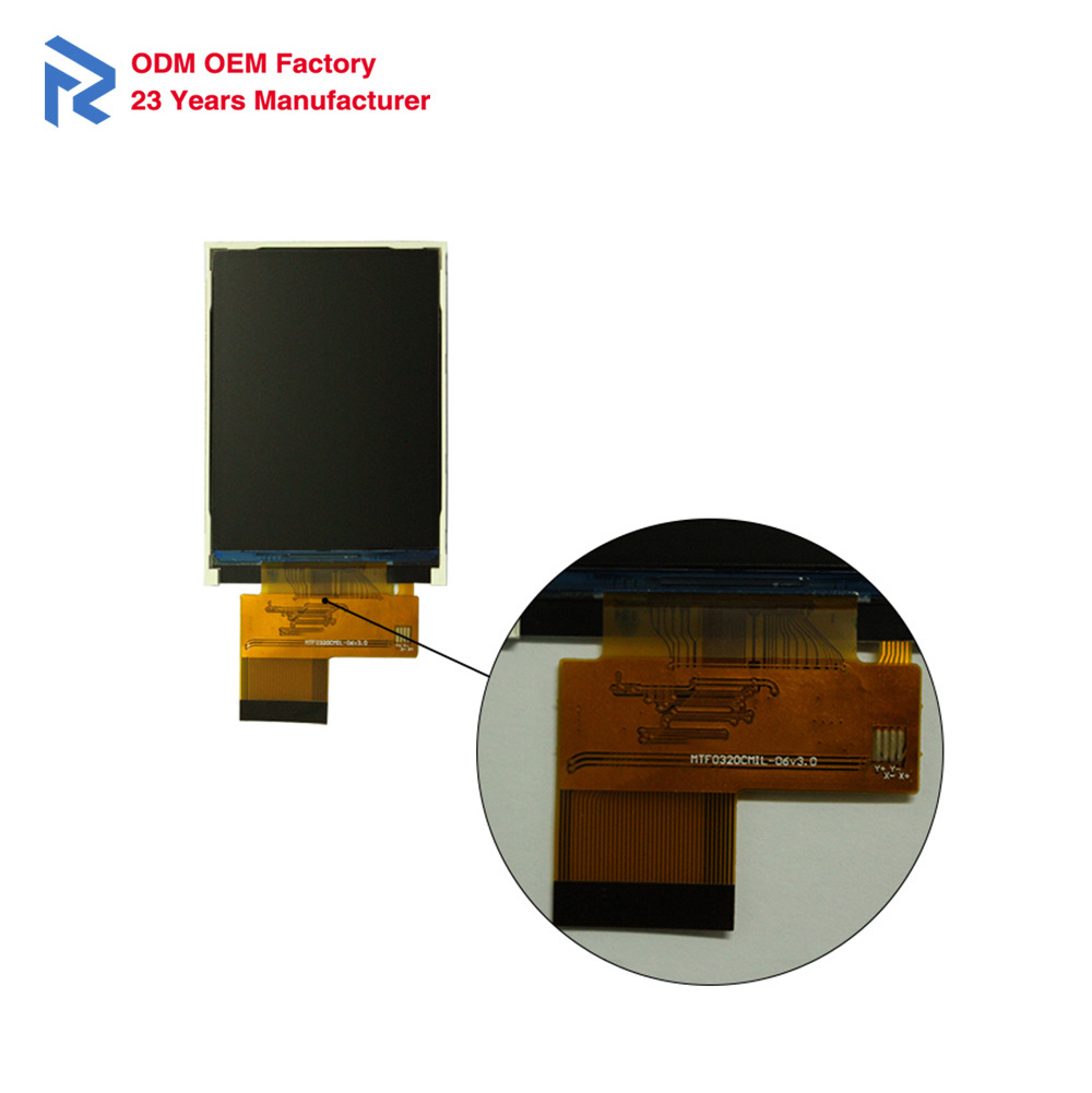 3.2 Inch RGB Interface MCU(P) TFT LCD Display Screen with 240x320 Resolution RTP/CTP Touch Panel Support for Modules & Displays