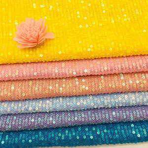 3mm straight sequin embroidered elastic mesh vertical stripe bead embroidered fabric stage dress cloth Material wholesale