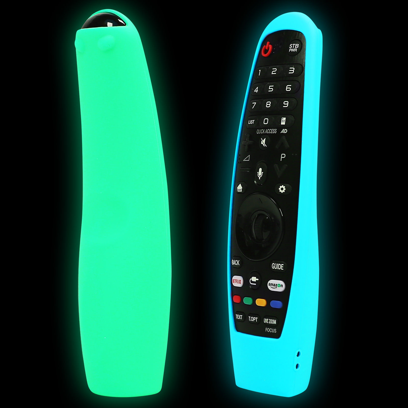 Hot Selling Universal Rubber TV Protectors Waterproof Foldable Silicone Remote Control Covers for LG