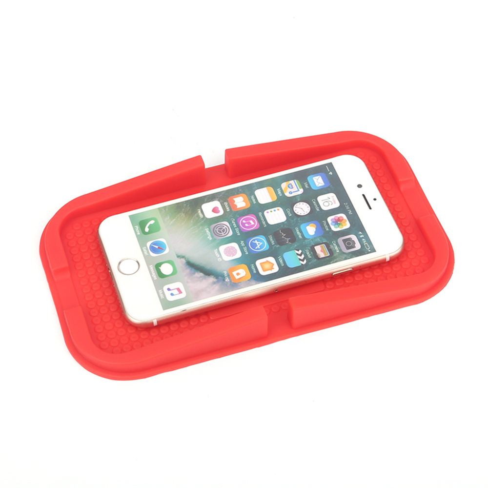 Custom Car Dashboard Non Slip Cell Phone Pad Silicone Mobile Phone Holder