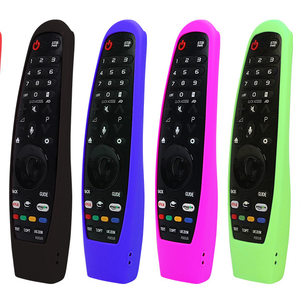 Hot Selling Universal Rubber TV Protectors Waterproof Foldable Silicone Remote Control Covers for LG