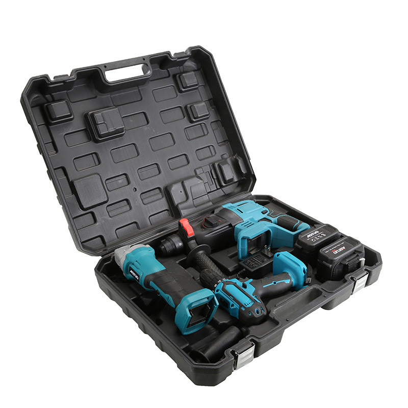 MKT Brush Drill Wrench Angle Grinder 21V Tools Hardware Cordless Battery Power Tools Set Combo Kit