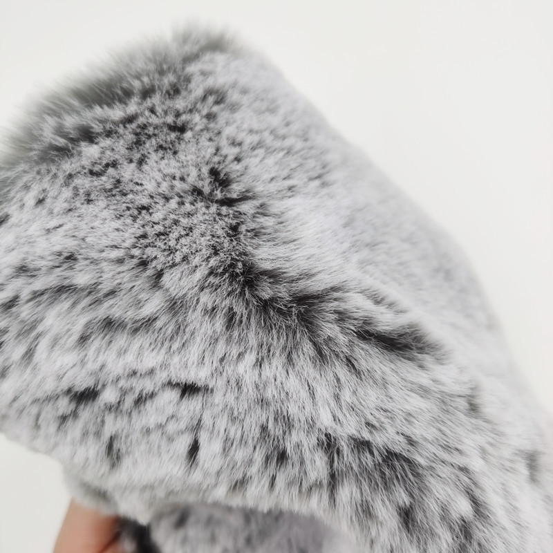 High Quality Fur Fake Custom Polyester Artificial Fur Fabric Imitation Faux Rabbit Fur