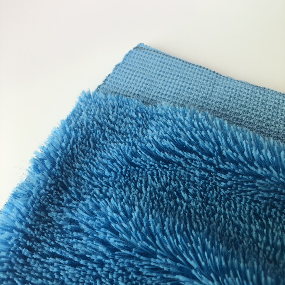 100%  polyester velvet PV plush long pile fabric with good quality