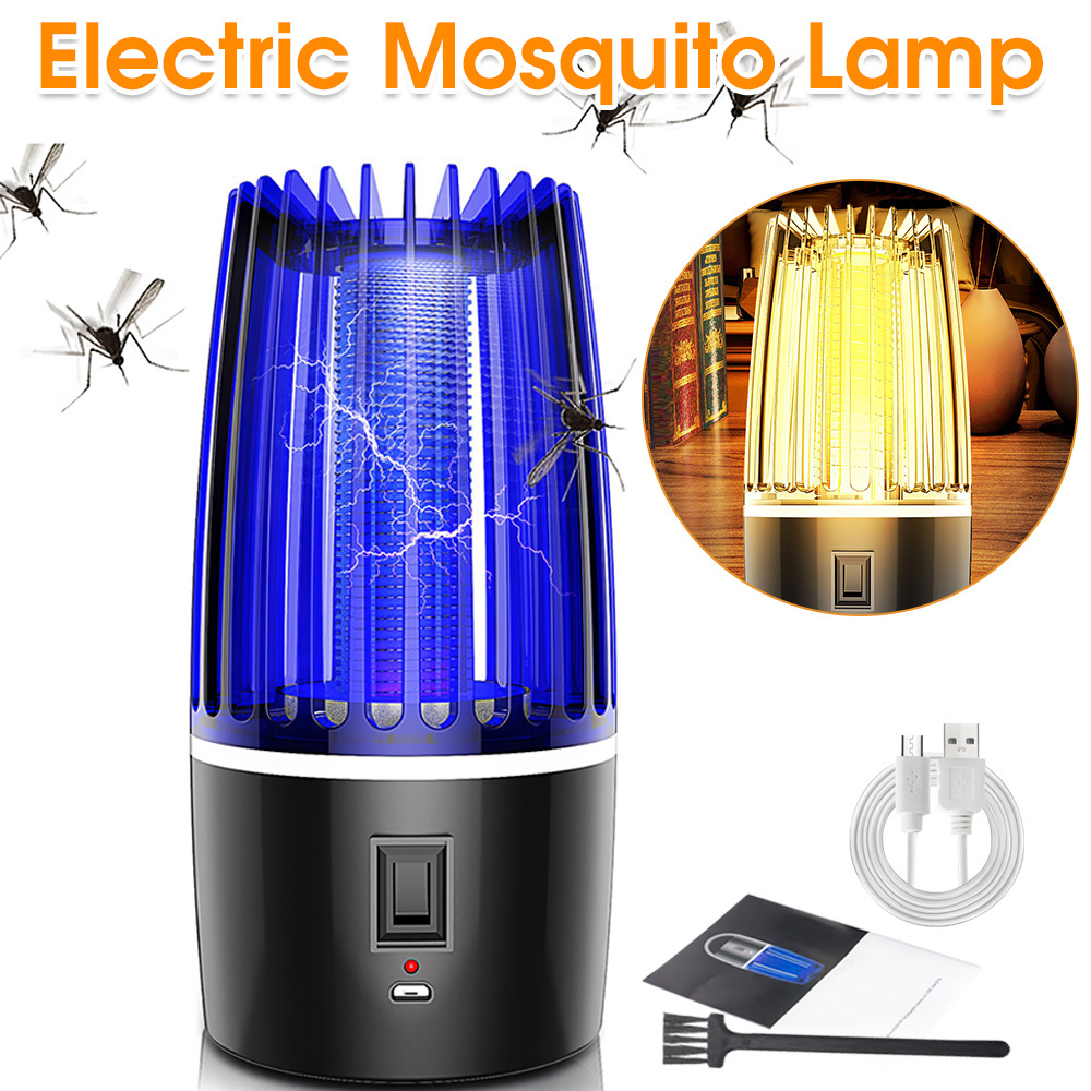 Electric Mosquito Killer Electric Shock Indoor Insect Zapper Safe 2000V High Powered UV Light Fly Trap