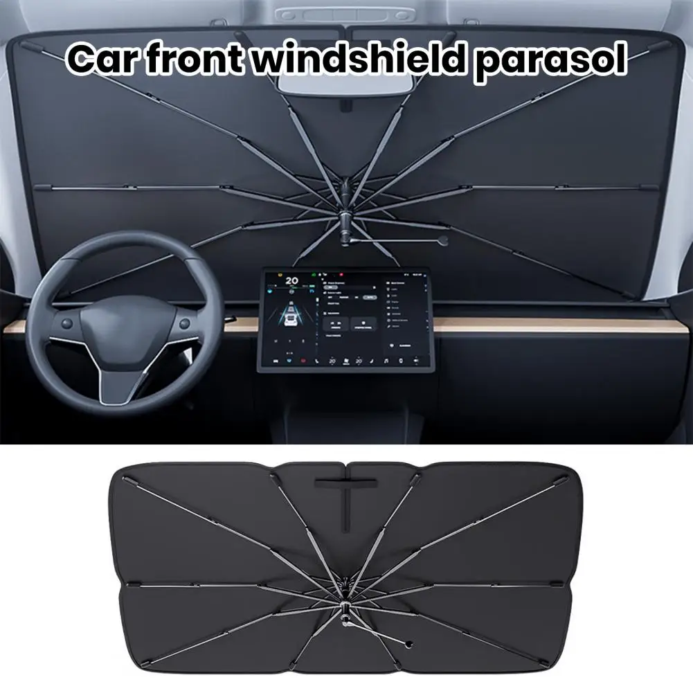 Foldable Car Umbrella Sunshade Cover UV Block Collapsable Car Sun Shades for Auto Windshield Covers Most Cars