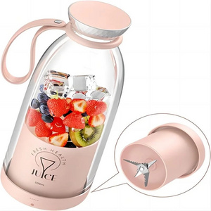 500ML 6 Blades Powerful Portable Blender Mixeur Milk Smoothies Juicer Maker Fresh Juice Blenders