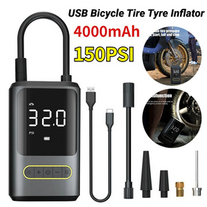 Portable Wireless Automatic Tire Inflator 150Psi Electric Car Air Pump with LED