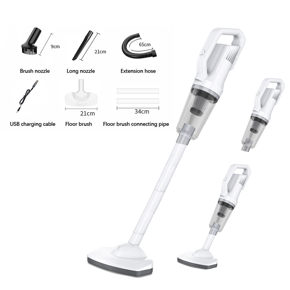 Handheld Vacuum Cleaner for Home Car 12000Pa Big Suction Vacuum Cleaner Collector Aspirator