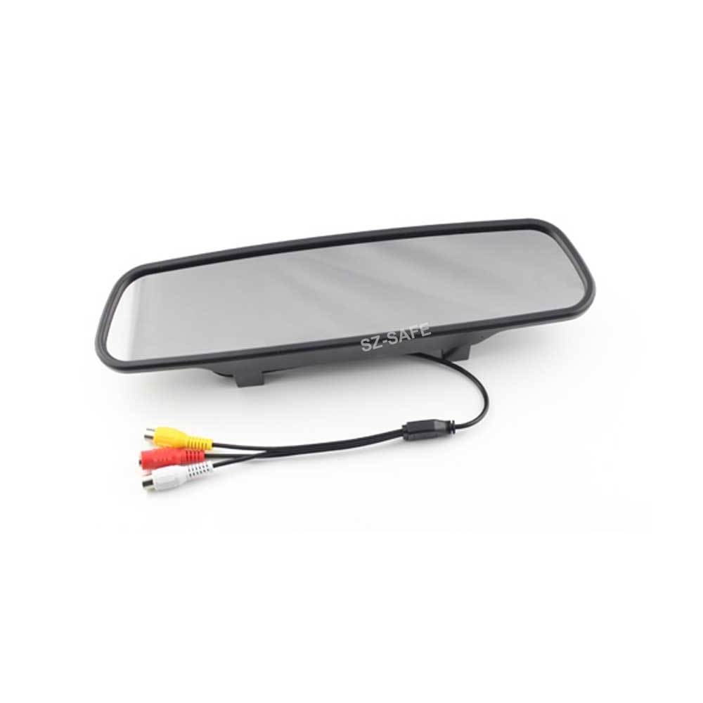 High quality HD 4.3 inch rear view mirror car monitor with tft lcd display