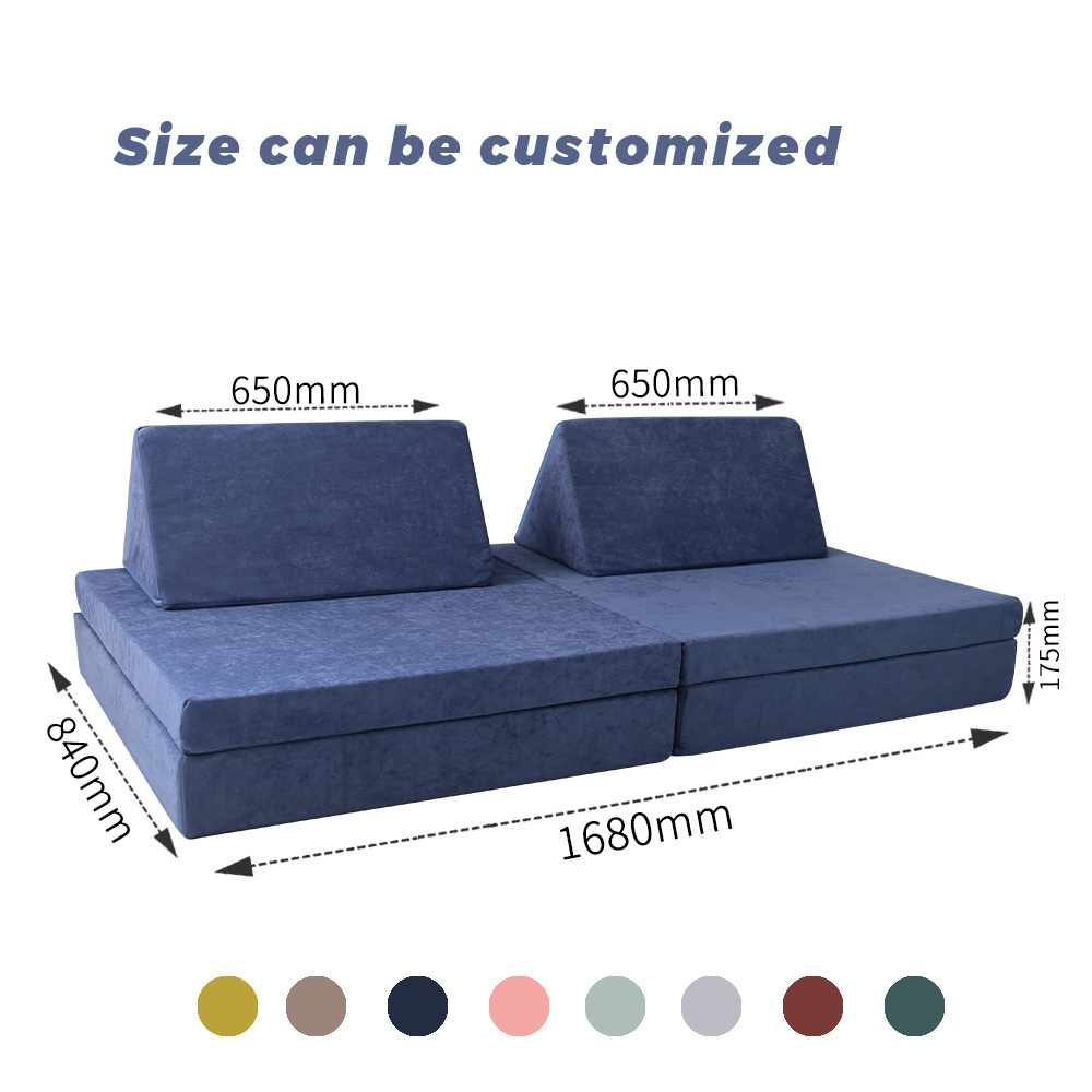 2021 Hot Selling 6pcs/set Playing Tatami Sofa Cushion Sectional Sofa for Kids Adults Leisure Couch