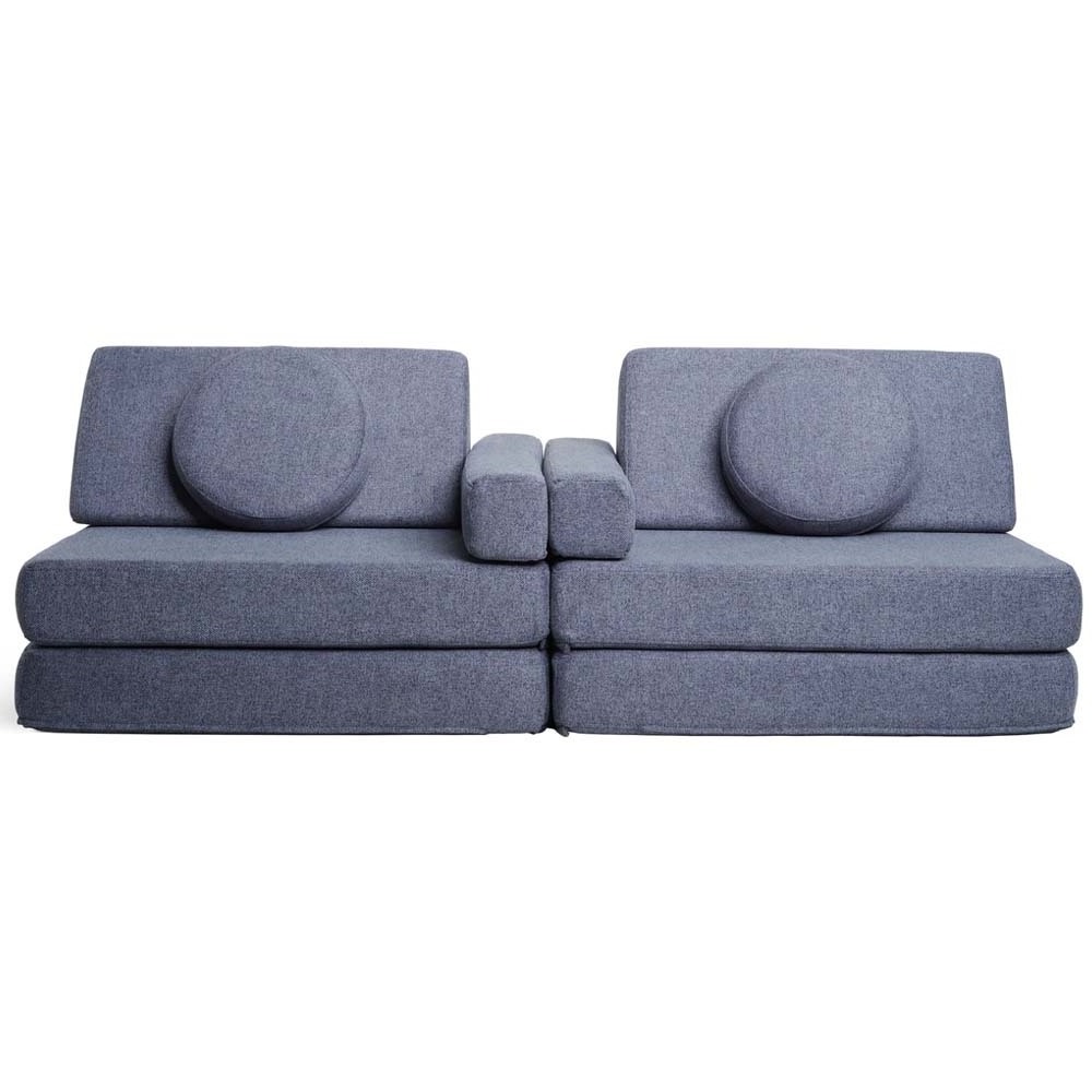 10 Pieces Per Set Linen Couch Kids Play Couch Modular Couch Child Sofa 25D Foam Filling Sectional Living Room Sofa