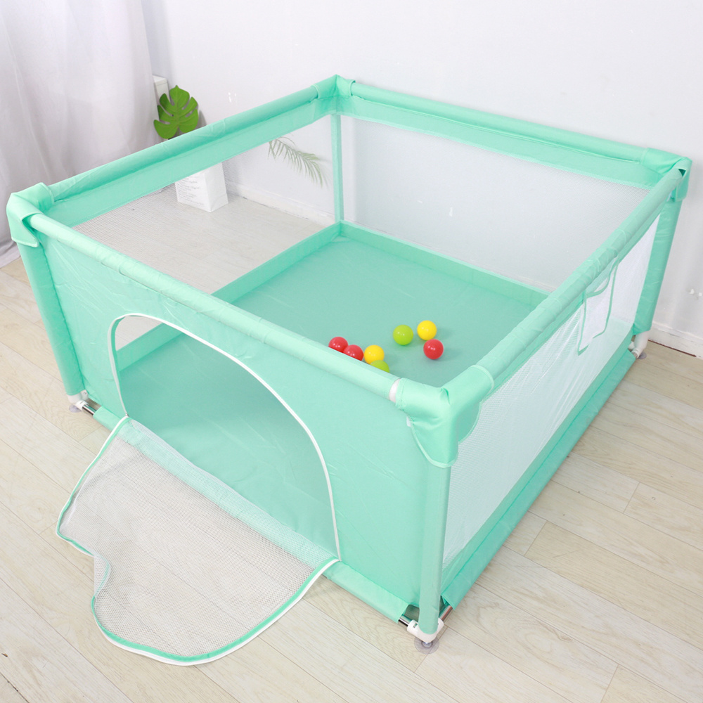 China Manufacturer Plastic Foldable Baby Playpen Safety Baby Playpens Large Baby Playpen With Swing