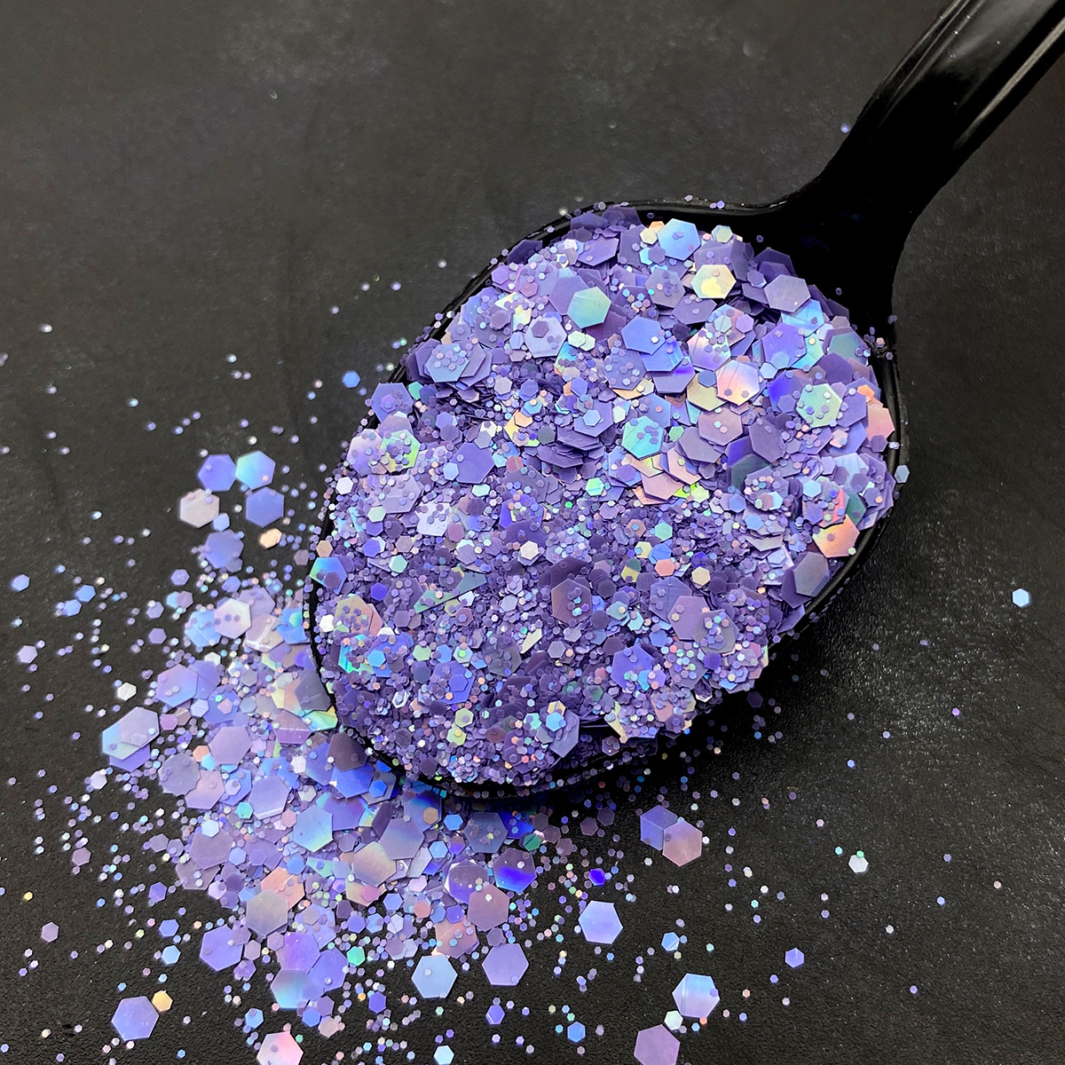 Biodegradable Mixed Holographic Chunky Glitter Polyester Glitter for Tumblers Nail Art Body Face Festival Makeup