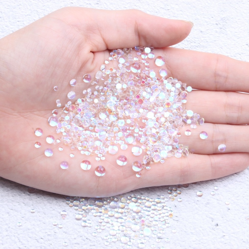 2024 New design Transparent Rhinestones iridescent glass Rhinestones for Decoration