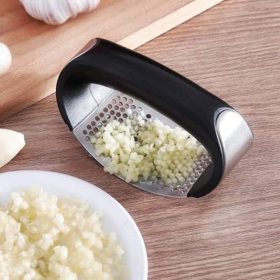 Stainless Steel Garlic Mincer Chopper Handheld Mincer Garlic Crusher Grinder Manual Garlic Press And Peeler Set