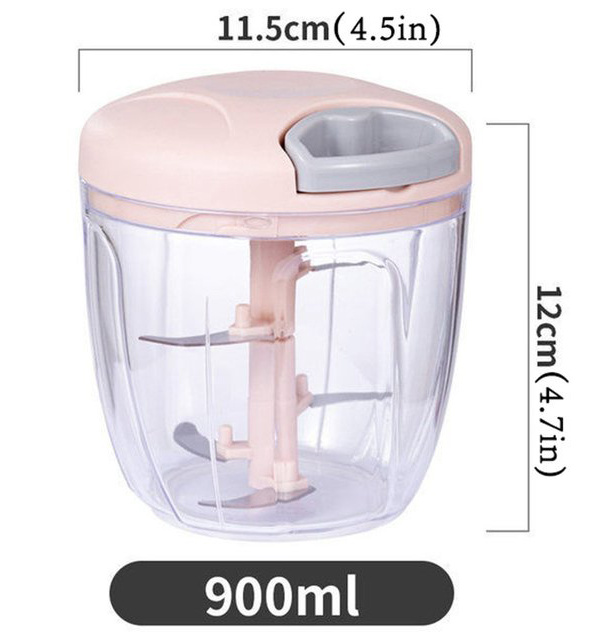 Vegetable Fruits Nuts Onions Chopper Hand Pull Mincer Blender Mixer  Manual Food Processor Speedy Chopper