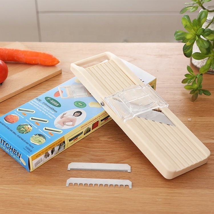 4 Blades Adjustable Manual Slicer Japan Fruit Cutter Chopper Grater Japanese Vegetable Mandoline Slicer