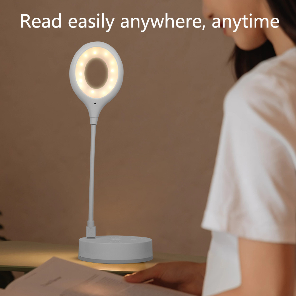 Hot Selling Smart Voice Control Desk Led Night Lamp Creative USB Intelligent Voice Light For Bed