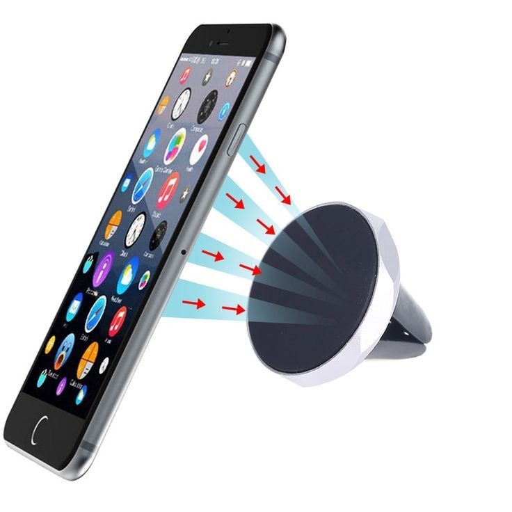 HiSam Mobile Phone Cradle Air Vent Magnetic Phone Holder Universal Car Mount for All Phones