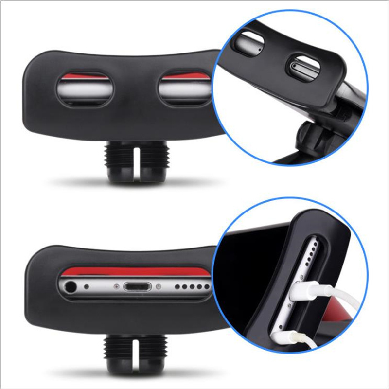 Car seat rear panel bracket mobile phone multifunctional adjustable tablet holder for car