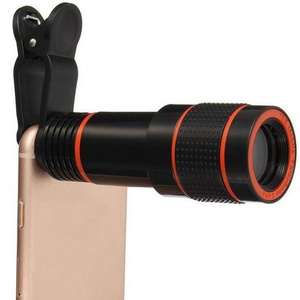 Universal 12 X zoom optical phone telescope portable mobile phone lens for cellphone