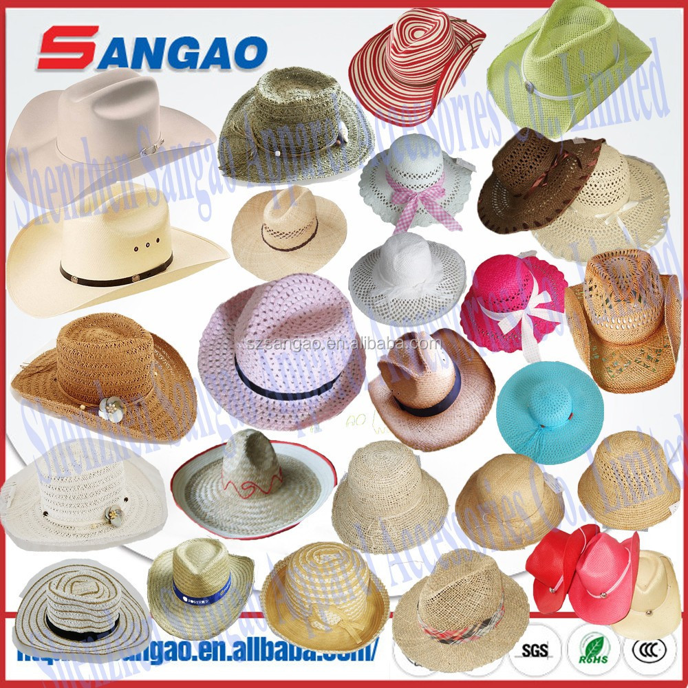 wholesale sombrero straw fedora hat for men and women