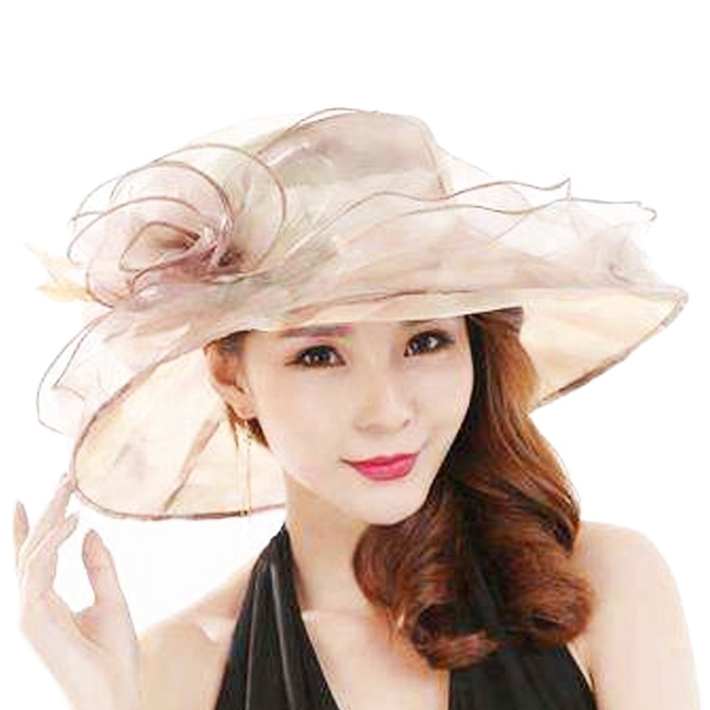 wholesale women fashion dress hat making as silk wear in festival